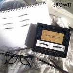 Browit by nongchat โครงสติ๊กเกอร์เขียนคิ้ว โดยน้องฉัตร วาดคิ้วง่ายๆ เพียงไม่กี่นาที ได้คิ้วสวยเหมือนมีน้องฉัตรไปวาดให้เลย(12 คู่)