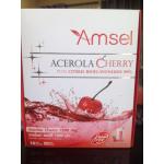 (ซื้อ 2 แถม 1) Amsel Acerola Cherry Plus Citrus Bioflavonoid 99% 10 ซอง