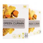 GREEN CURMIN กรีนเคอมิน ขมิ้นชันแคปซูล ผลิตภัณฑ์เสริมอาหาร กรดไหลย้อนและโรคกระเพาะ 30 แคปซูล