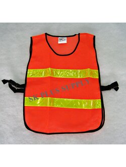 เสื้อสะท้อนแสงสีส้ม แถบสะท้อนแสง