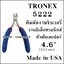 TRONEX 5222 คีมงานจิวเวลรี่ หัวเตเปอร์ มีสปริง 4.6"