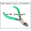 KEIBA คีมดัดลวดมินิ ปากกลม 3 ระดับ ด้ามเขียว HR-D34 (4")