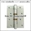 COLT บานพับเหล็ก 4"x 3" แหวนทองเหลือง (มีสกรู)