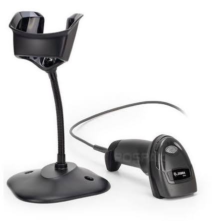 ZEBRA DS4608-SR เครื่องอ่านบาร์โค้ด 2D USB + STAND พร้อมขาตั้ง (PN: DS4608-SR7U2100SGW)
