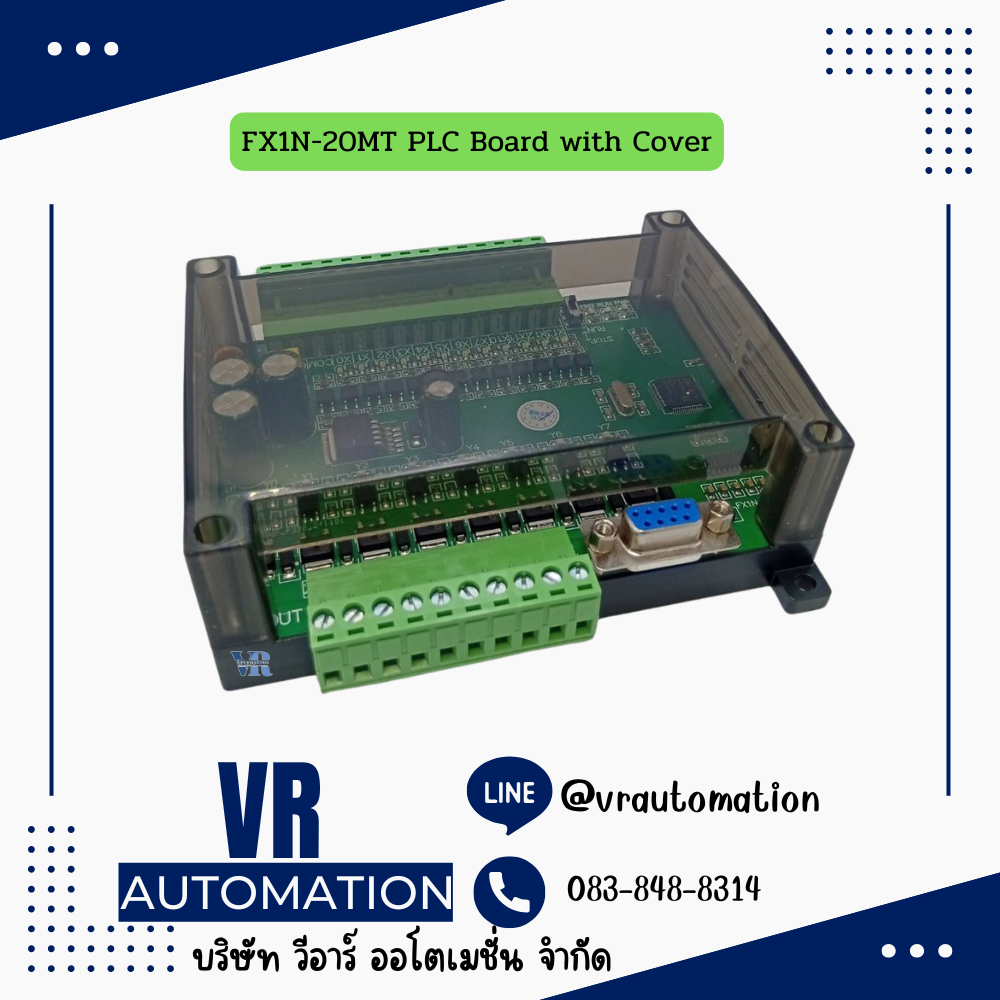 FX1N-20MT PLC Board with Cover