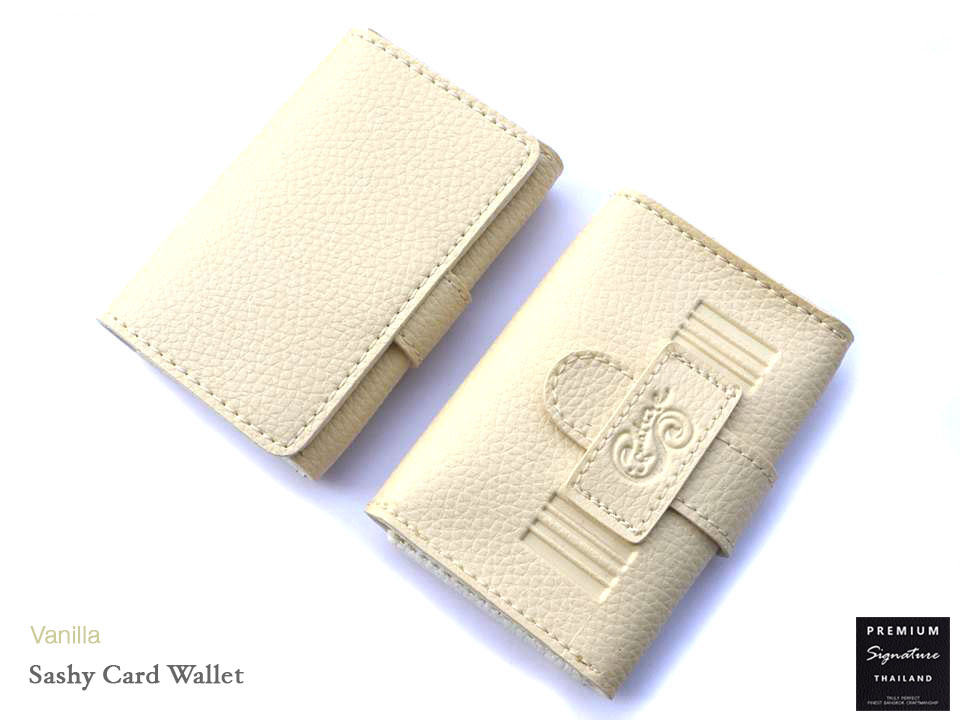 Vanilla(ครีม) - Sashy Card Wallet