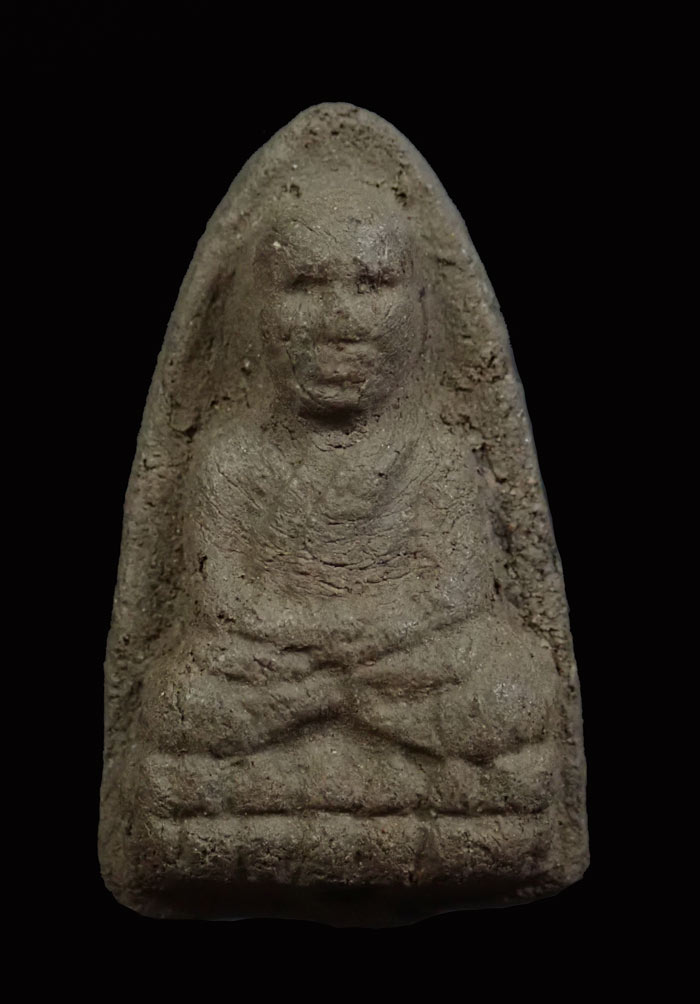 หลวงพ่อทวด อาจารย์ทอง วัดสำเภาเชย รุ่นสุวรรณมงคล ปี 2548 เนื้อว่านพิมพ์ใหญ่ฝังตะกรุด