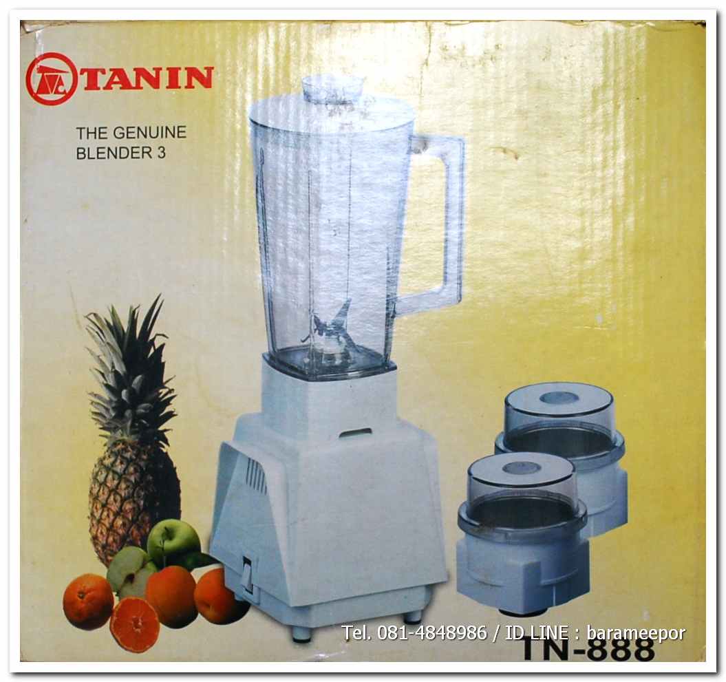 เครื่องปั่น TANIN รุ่น TN-888 3 IN 1 ของใหม่เก่าเก็บ สภาพดี พร้อมใช้ อุปกรณ์ครบ พร้อมกล่องเดิมๆ