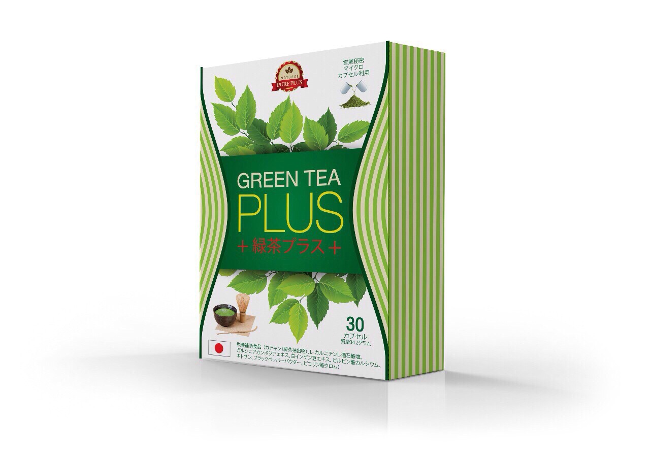 Green Tea Plus By Natural Pure Plus 30 Capsules