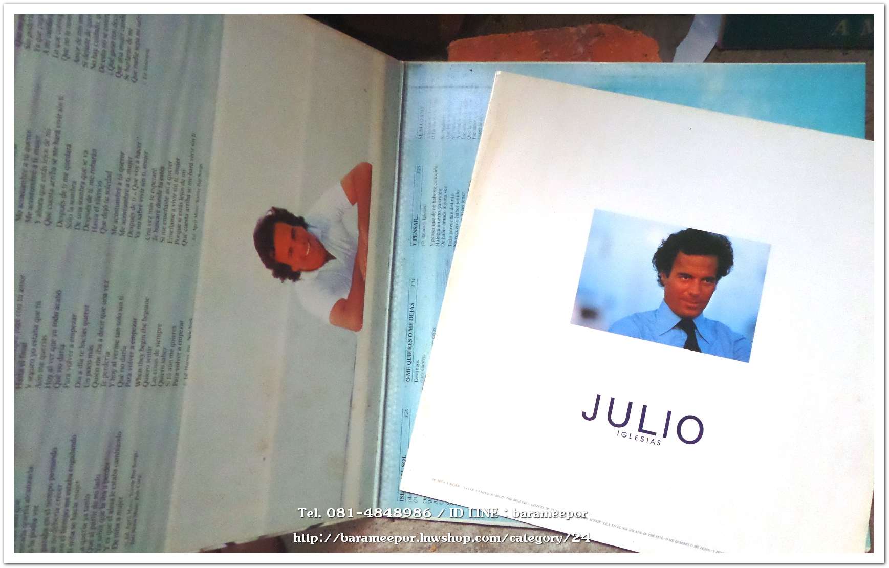 JULIO IGLESIAS DE NINA A MUJER ศิลปินสเปน ร้องเพลงรักได้หวานกินใจ มีบุ๊คเลตสวยงาม