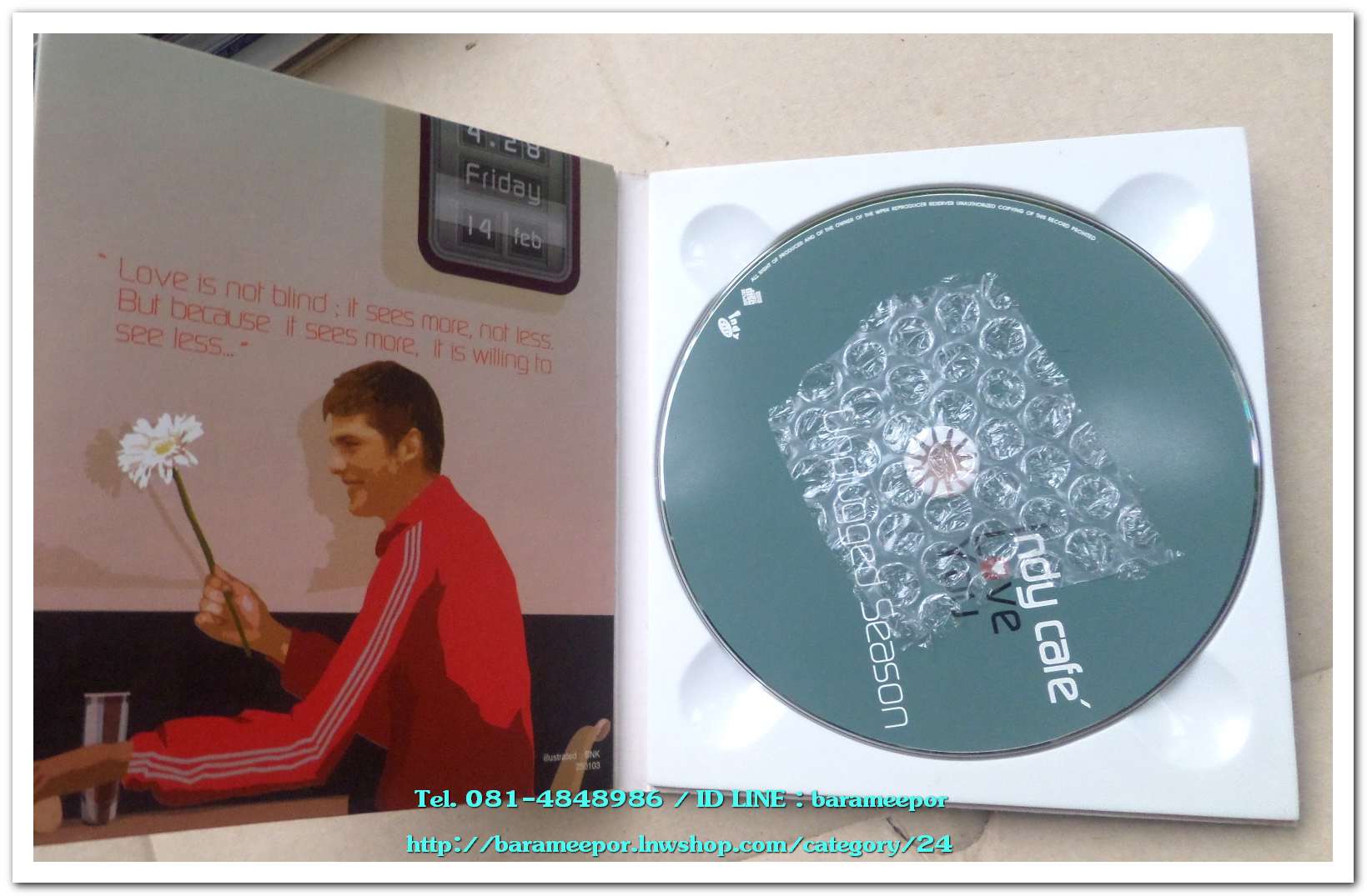 Indy cafe Love You Unplugged Season สภาพซีล