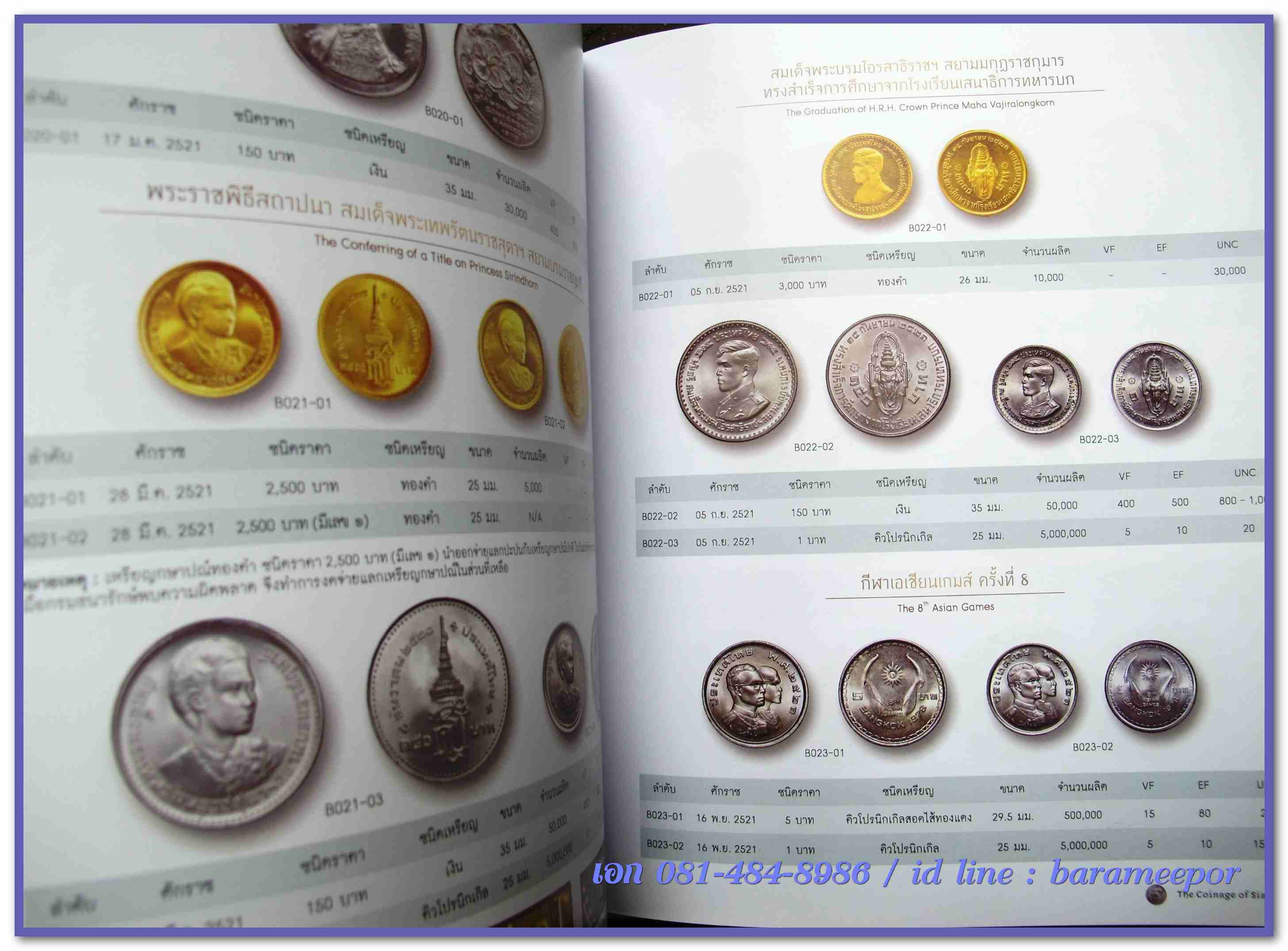 หนังสือ "กษาปณ์เมืองสยาม" The Coinage of Siam คู่มือเหรียญที่ใหม่ล่าสุดตอนนี้ โดยนายแพทย์ไชยยศ พงศ์จารุสถิต