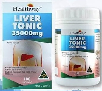 Healthway Liver Tonic 35000 mg 100 เม็ด ล้างตับที่ดีที่สุด เข้มข้นที่สุดในขณะนี้ ดูดซึมดีเยี่ยม (ส่งฟรี EMS)