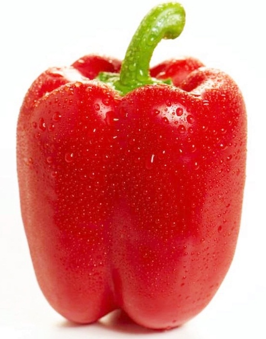 (Whole 1 Oz) พริกหวานสีแดง - Big Red Sweet Pepper