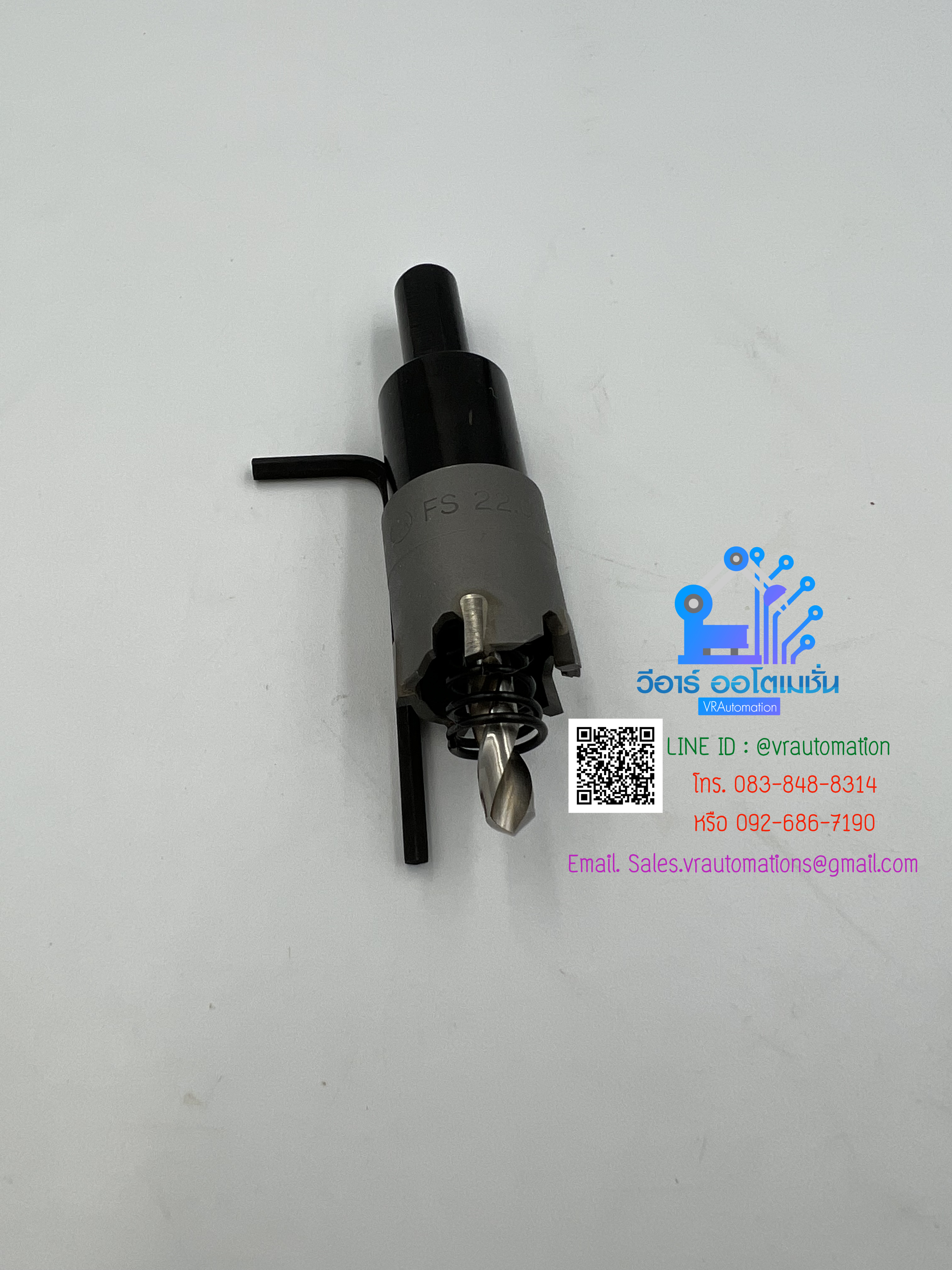 โฮลซอเจาะสแตนเลส 22mm ฟันคาร์ไบด์