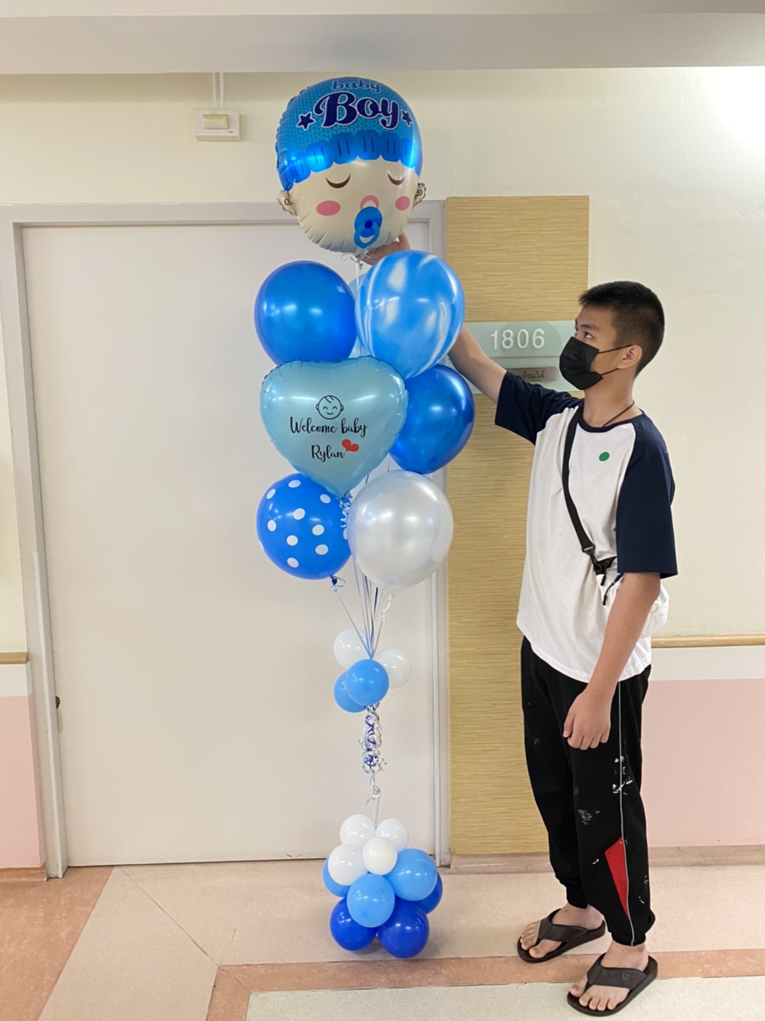 ลูกโป่งเด็กรับขวัญหลาน