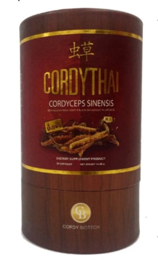 CORDYTHAI for Him ถั่งเช่า คอร์ดี้ไทย ม.เกษตรศาสตร์ สำหรับผู้ชาย 30 Capsules