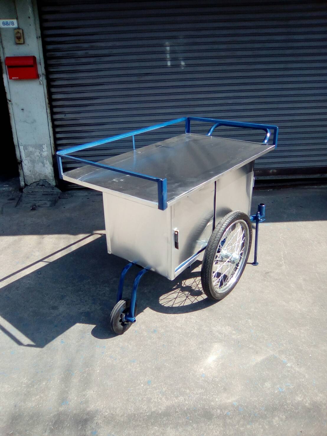 รถเข็นขายของแบบไม่มีหลังคา110 x 65 cm ของใหม่ ราคาโรงงาน