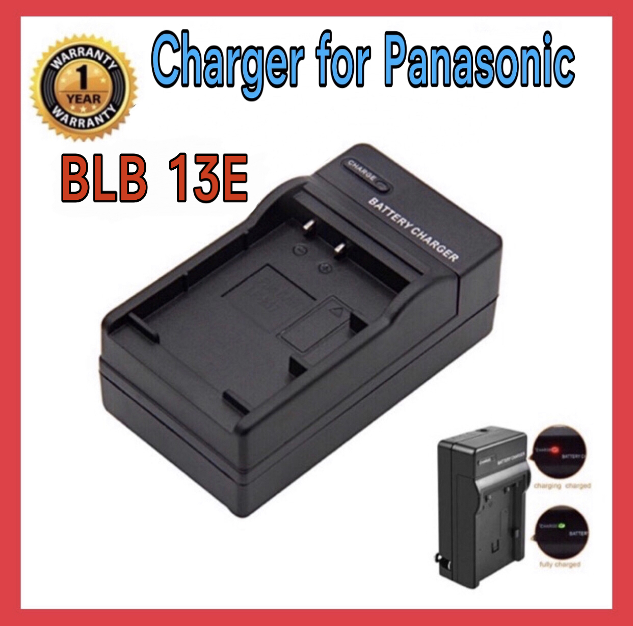 แท่นชาร์จแบตเตอรี่ กล้องพานาโซนิค BLB13,BLB13E/Charger Panasonic รุ่น BLB13