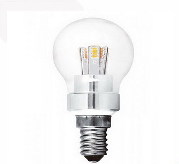 หลอดไฟ E14 สไตล์วินเทจ LED SMD5730 Ball Bulb Light Lamp 3w