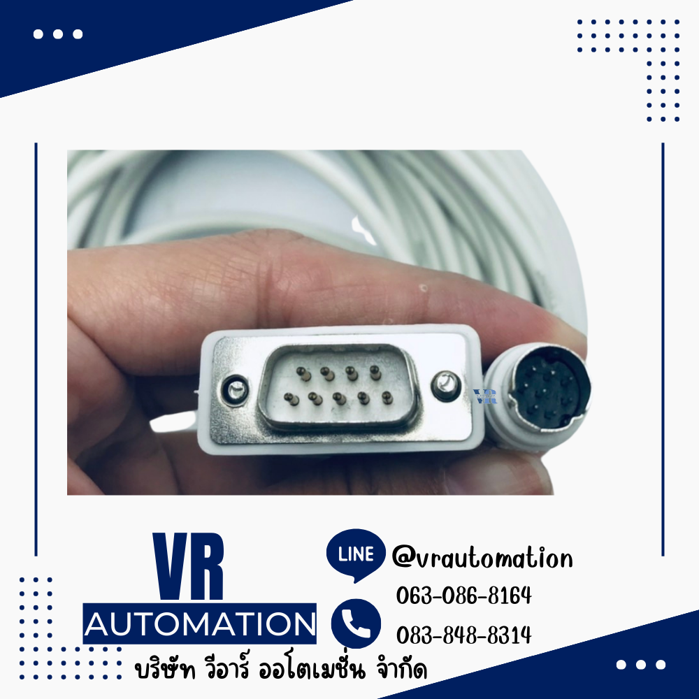 AMSAMOTION Mitsubishi GT01-C30R4-8P | สายลิ้งค์ PLC FX Series ไป HMI GOT (RS-422) 10M | P0538