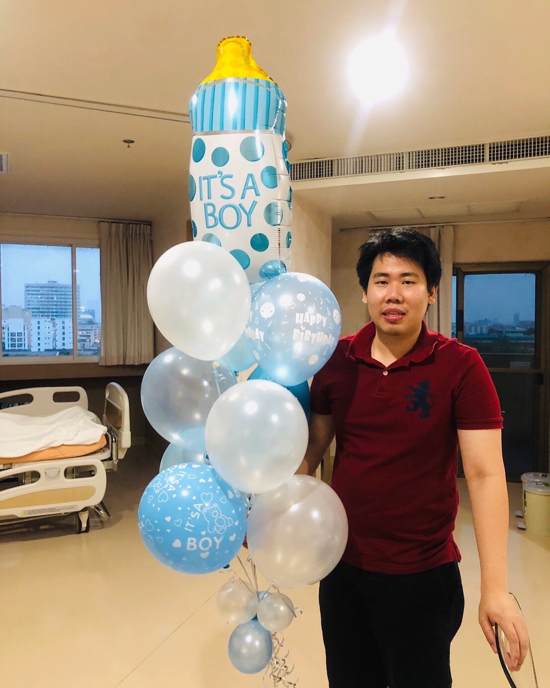 ลูกโป่งเด็กแรกเกิด New Born welcome baby