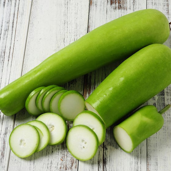 น้ำเต้ายาว คูกุซซี่ - Cucuzzi Gourd