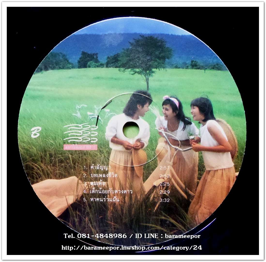 สาว สาว สาว ชุด แมกไม้และสารธาร(ทุ่งอ้อ) แผ่นเต็ม เลเบล 4 สี..2