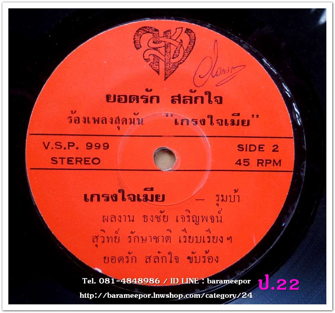 ยอดรัก สลักใจ เพลง คนถูกทิ้ง/เกรงใจเมีย