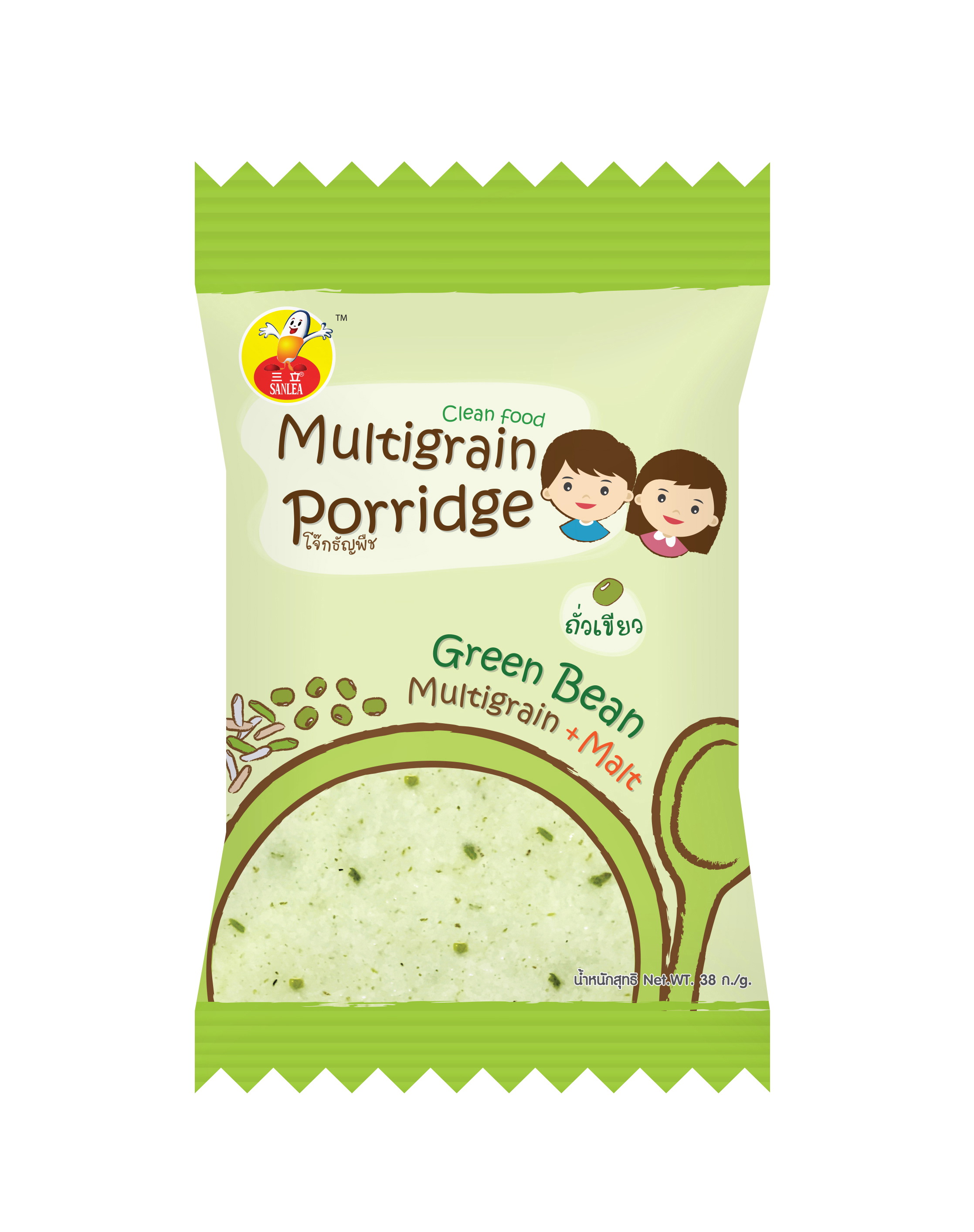 32-142-1100-1 โจ๊กธัญพีชสูตรถั่วเขืยว *38ก.(ริชชี่)