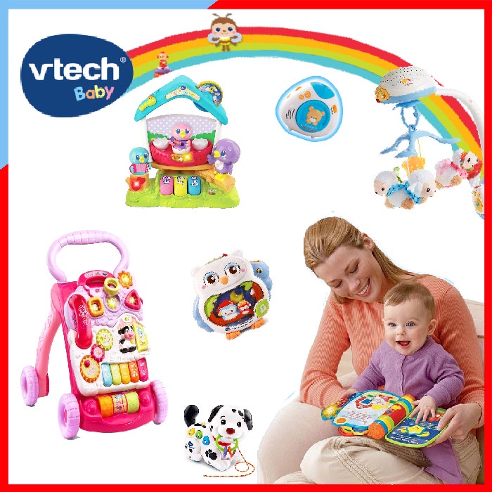 Vtech ของเล่นอิเล็กโทรนิกส์รูปน้องหมา โมบายตุ๊กตารูปนก แกะ โปรเจคเตอร์รูปนกฮูก