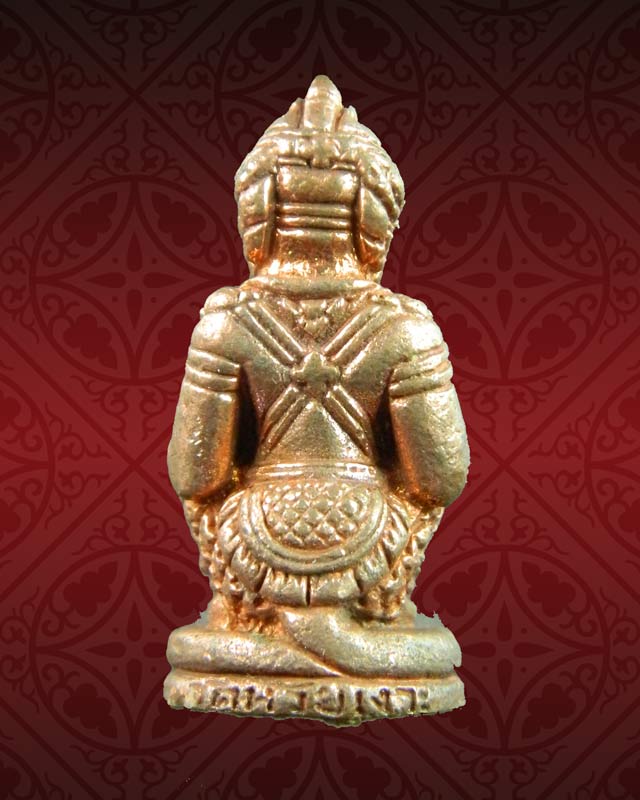 * เลขสวยสุด ๙๘ ข * หนุมาน (รุ่นแรก) เสาร์๕ กระโดดบาตร พ่อท่านเขียว วัดห้วยเงาะ ปัตตานี ปี 2553 ปลุกเสกเสาร์๕ ขึ้น๕ค่ำ เดือน๕ เนื้อทองแดงอุดผง หมายเลข ๙๘ ข