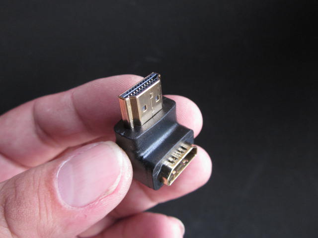 หัวแปลง HDMI Female เป็น HDMI Male 90องศา