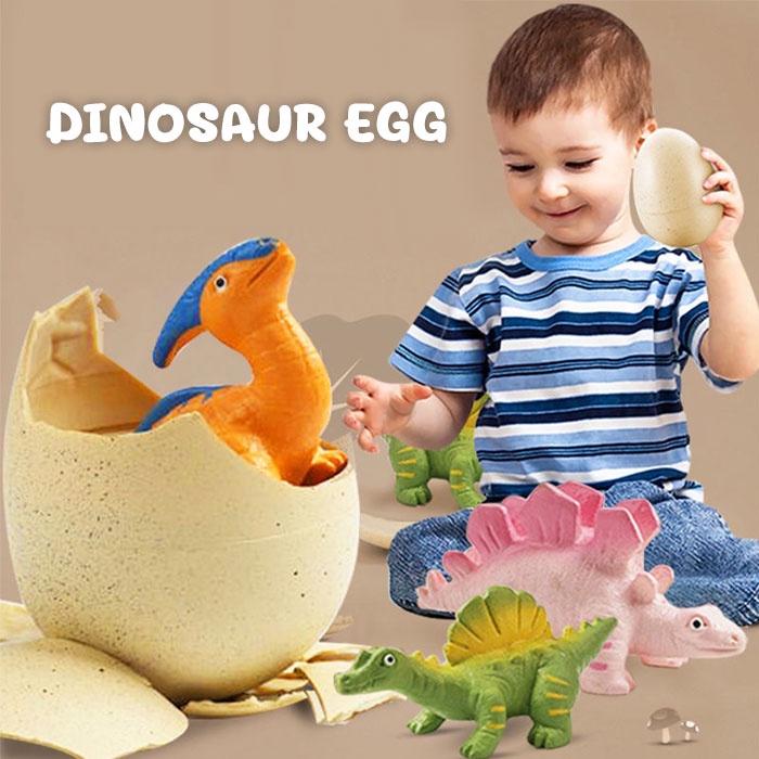 DI004-A ของแท้ ฟักไข่ไดโนเสาร์แช่น้ำ ขนาดจัมโบ้ ไข่ไดโนเสาร์เเช่น้ำ DINOSAUR EGG ฟักไข่ ไข่เซอร์ไพรส์ ของเล่น ไข่เซอร์ไพร