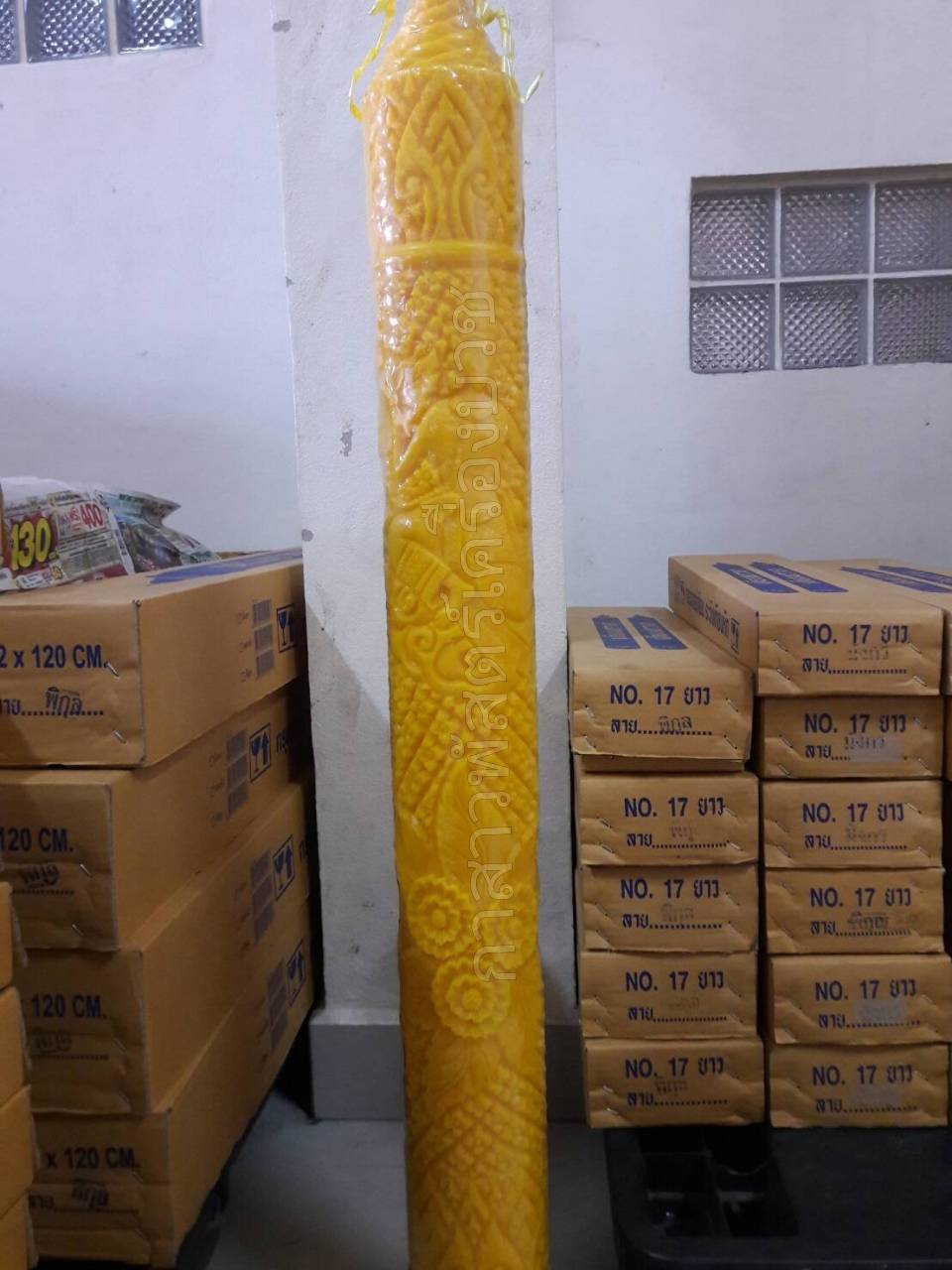 เทียนพรรษา แกะลาย แท้ 100% (ผลิตจากไขพาราฟินใหม่ทุกต้น) ส่งตรงจากโรงงาน ใหม่ล่าสุด 2567 (แกะสลักลาย)