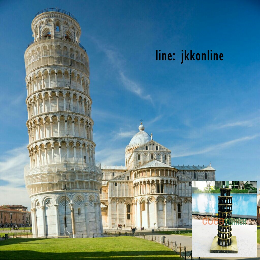 01710-โมเดลหอเอนปิซา 16 ซม - ฟรีค่าส่ง