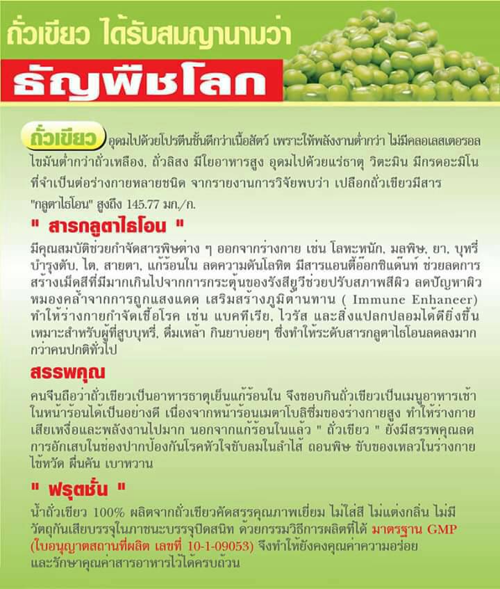 34-408-1100-1 น้ำถั่วเขียว fruition