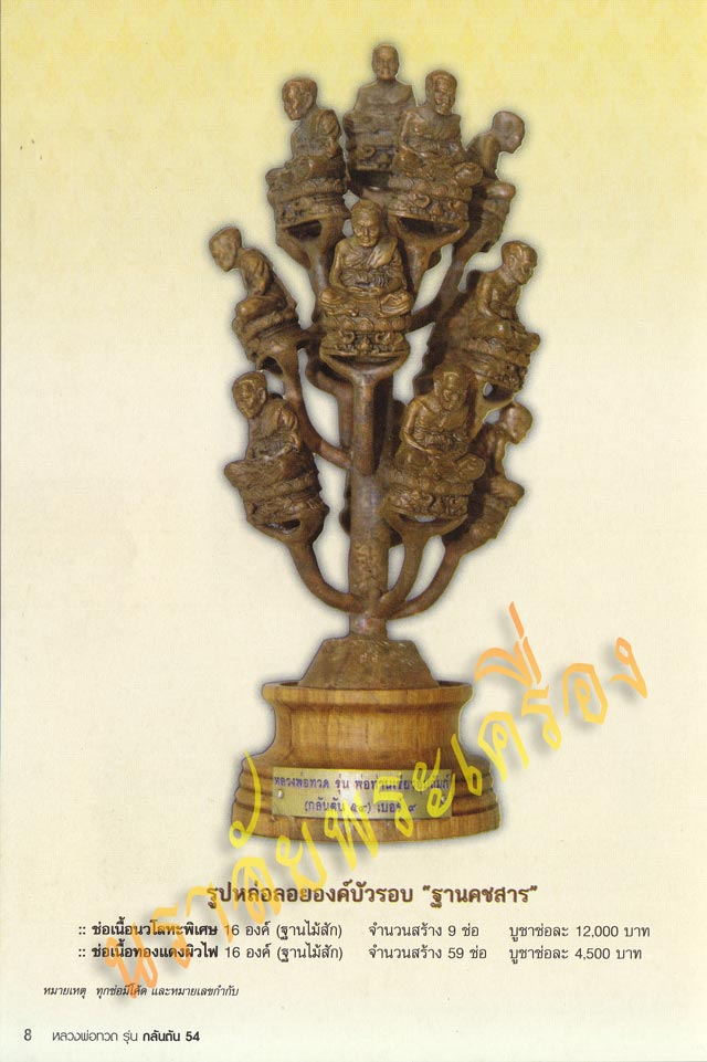 หลวงพ่อทวด พ่อท่านเขียว วัดห้วยเงาะ ปัตตานี รุ่นกลันตัน54 ปี2554