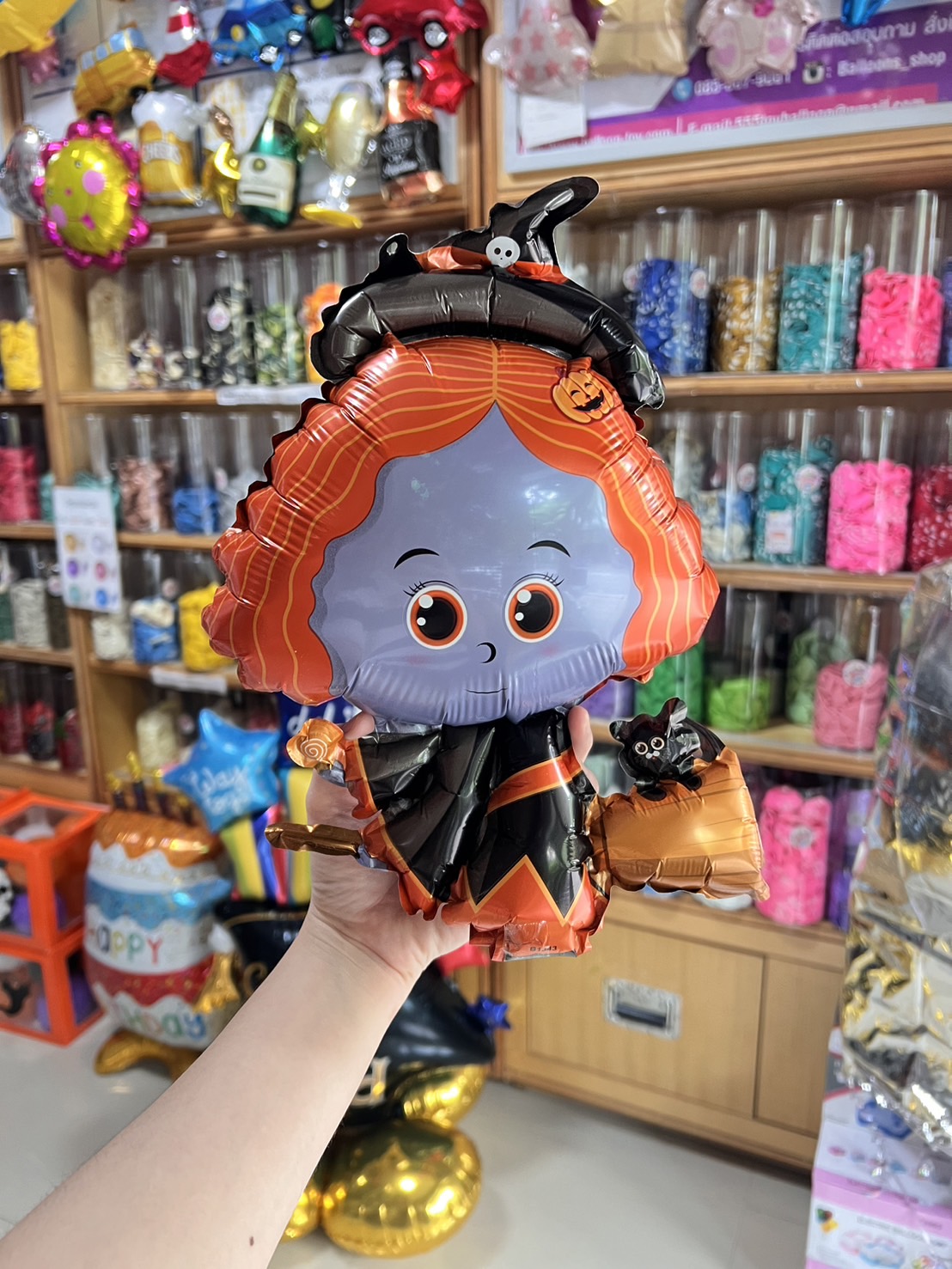 ลูกโป่งฮาโลวีน ผี balloon Halloween