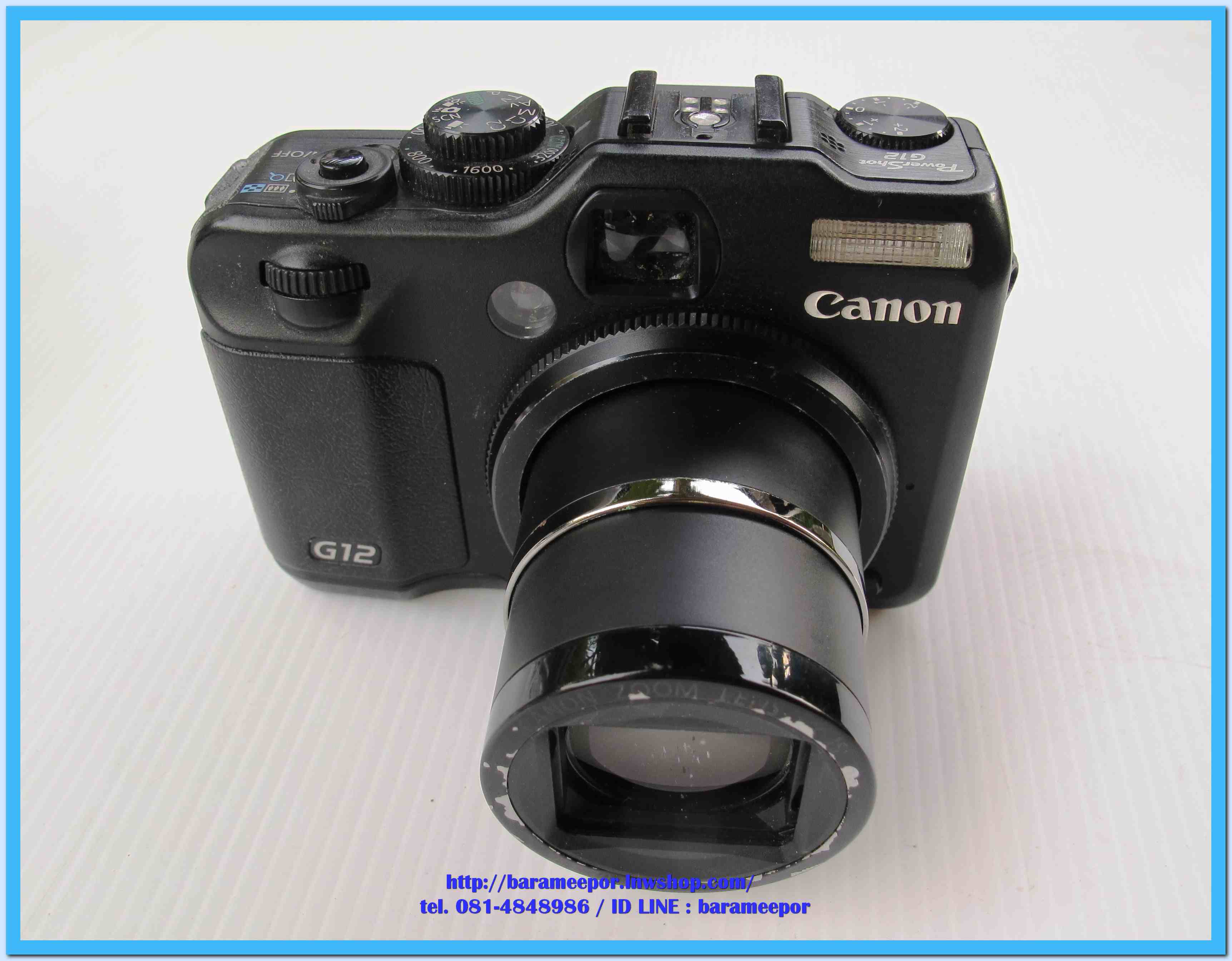 กล้อง Canon G12 มีเฉพาะตัวกล้อง ไม่มีถ่าน ไว้เป็นอะไหล่