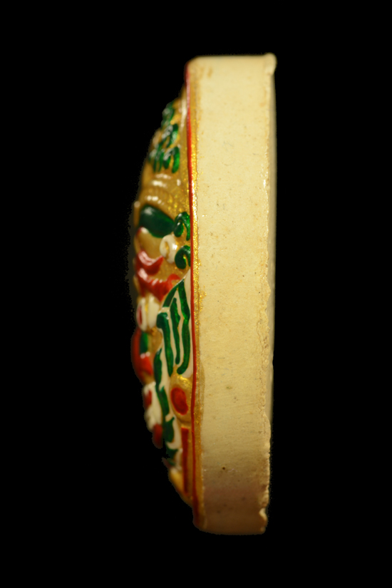 พระราหูทรงฤทธิ์ เนื้อผงพุทธคุณ รุ่นสรงน้ำ (มงคล88) ฝังตะกรุด พ.ศ.2549