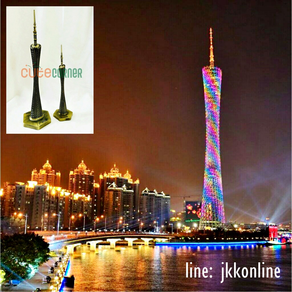 01717-โมเดลกวางโจวทาวเวอร์ 25 ซม - ฟรีค่าส่ง