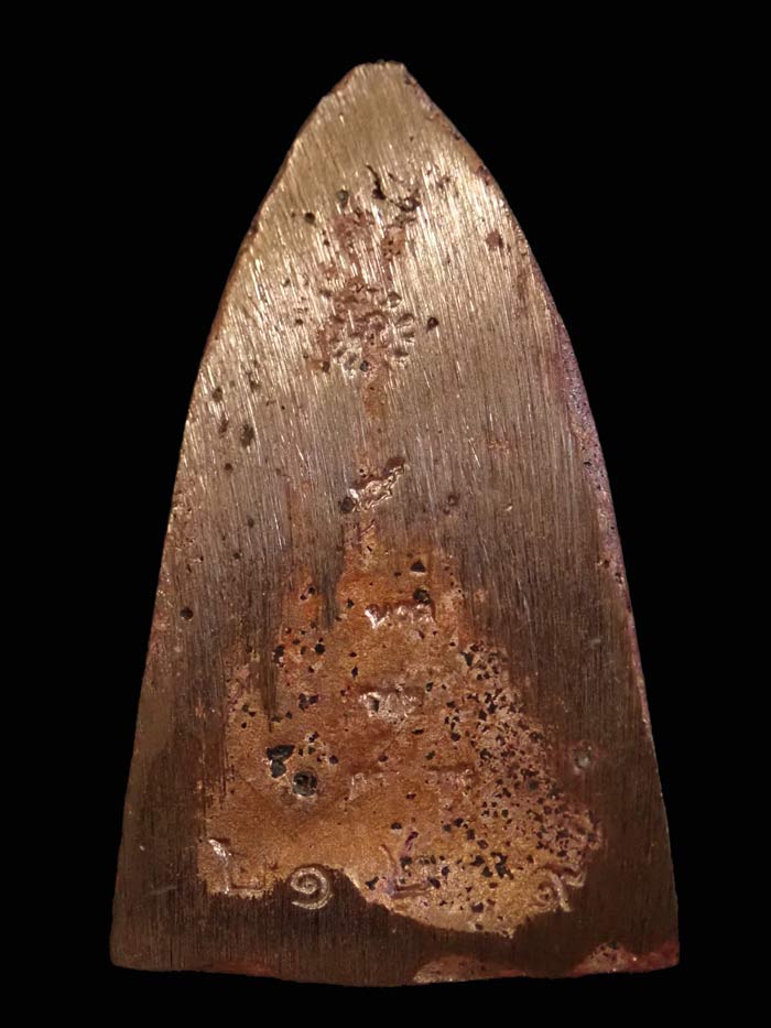 หลวงพ่อทวดหล่อโบราณหล่อเทดินไทย (รุ่นแรก) หลวงพ่อรวย วัดตะโก จ.อยุธยา ปี 2556 รุ่นรวยนิรันตราย เนื้อนวะโลหะหล่อโบราณเทดินไทย ตอกโค๊ต รวย/กรรมการ หมายเลข 2129