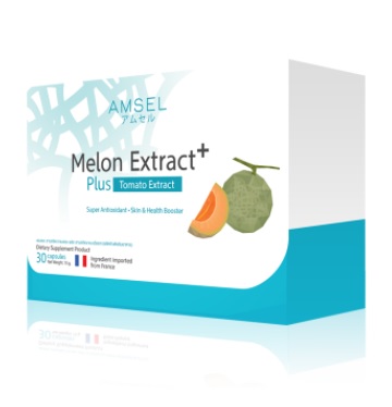 Amsel Melon Extract Plus Tomato Extract (Amsel SOD) แอมเซล เมลอน เอ็กแทร็ก พลัส 30 เม็ด ส่ง ems ฟรีค่ะ