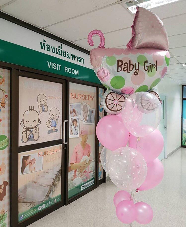 ลูกโป่งรถเข็นเด็ก New Born