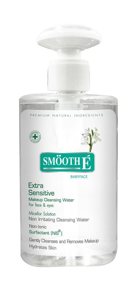 Smooth E Extra Sensitive Sensitive Makeup Cleansing Water 300ml.