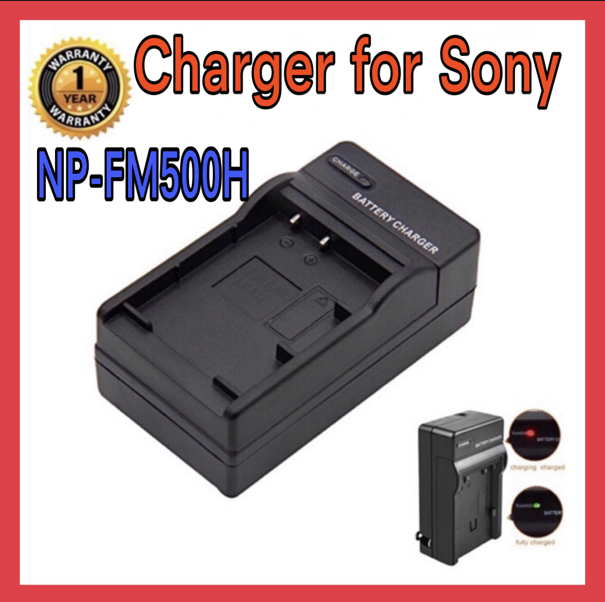 แท่นชาร์จแบตกล้อง โซนี่NP-FM500 / SONY CHARGER NP - FM500
