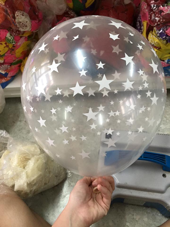 ลูกโป่งใส แพค 5 ใบ 45 บาท