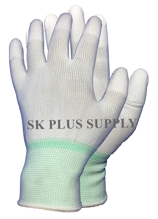 ถุงมือไนล่อนเคลือบโพลียูรีเทน