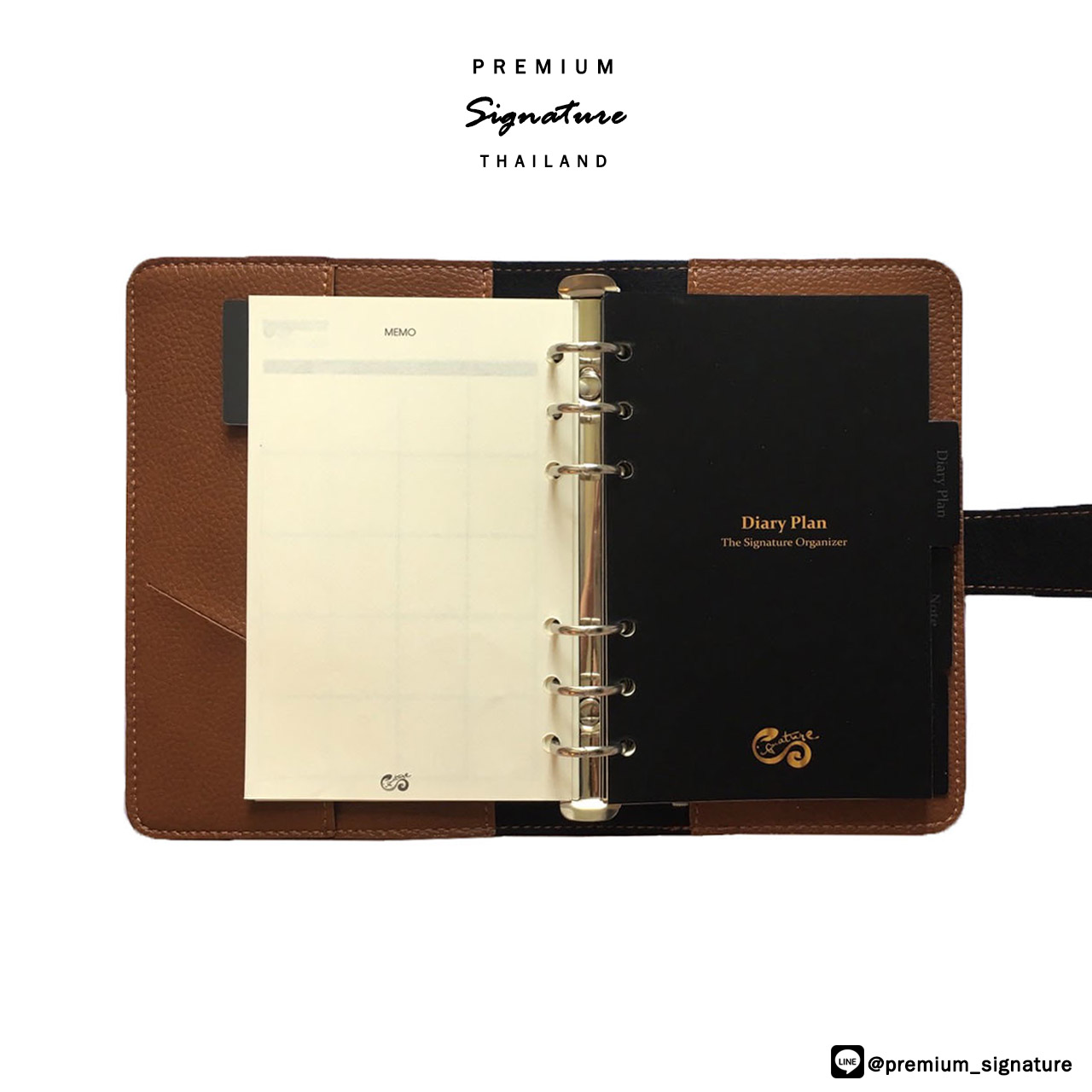 Secrect Brown(น้ำตาลเข้ม) - Organizer Classic